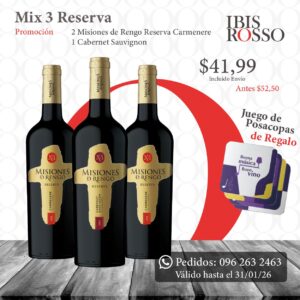 Mix Misiones de Rengo Reserva tintos