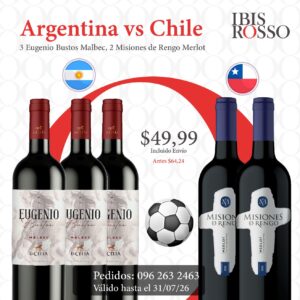 Pack Argentina vs Chile