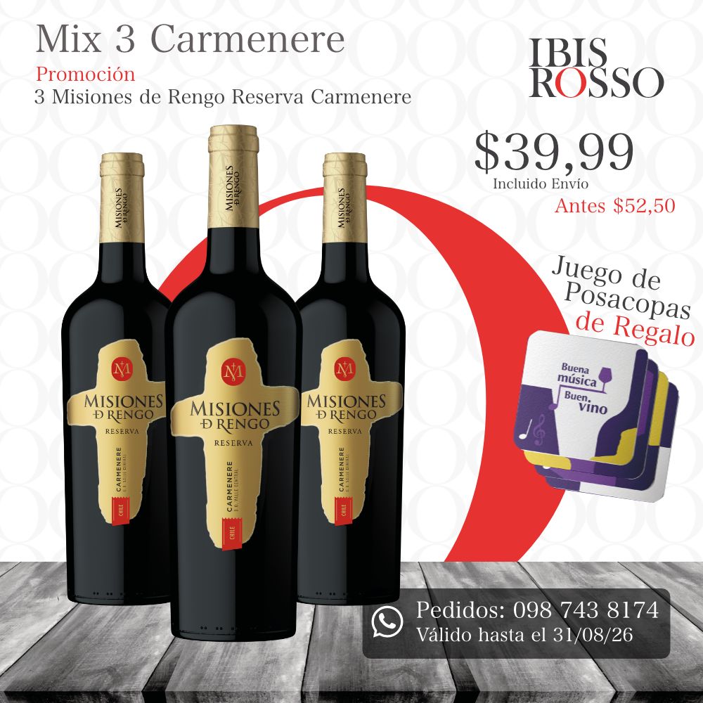 Mix 3 Reserva Carmenere
